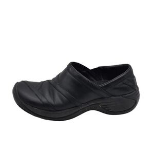 Merrell Shoes Womens Size 7 Black Encore Eclipse Leather Slip On Clogs‎ J66590